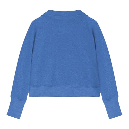 Girls Sweatshirts Half Zip Long Sleeve With Thumb Hole Cute Trendy Fall Pullover Crop Tops For Teen Girl Sweaters3