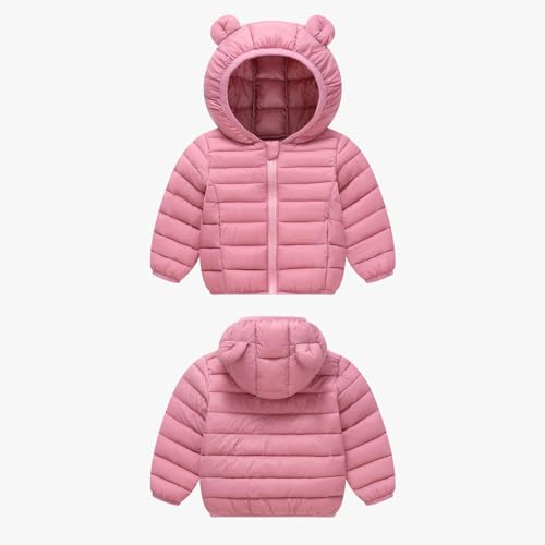 Puffer Jackets for Girls Fashion Boys Lightweight Jacket with Pockets Hooded Cute Coat Winter Clothes Kids Outwear3