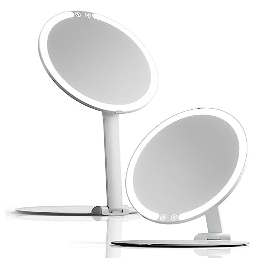 Can you carry a mirror in hand luggage Fancii Abigail Rechargeable Travel Mirror