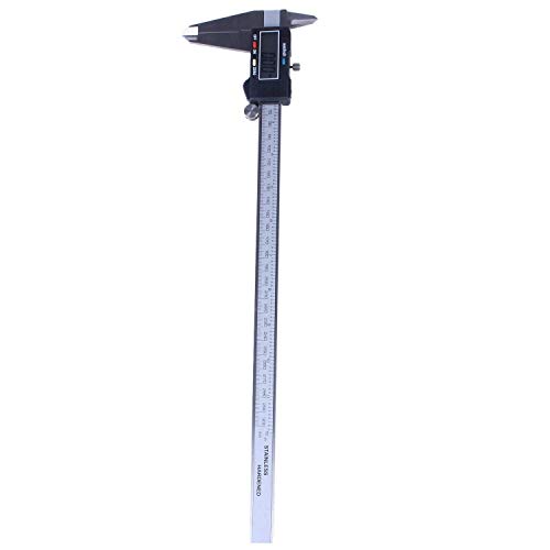 Bingfang-W Silver 6 Inch/ 150Mm Digital Electronic King Foot Caliber Large Lcd Screen Tool Minimeter & 300Mm Lcd Digital Vernier Caliper Gauge Micrometer Tool Electronic Display Tools #TOP4