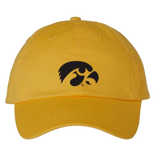 HT508 - Iowa Hawkeyes Primary Logo Dad Hat - OS - Gold