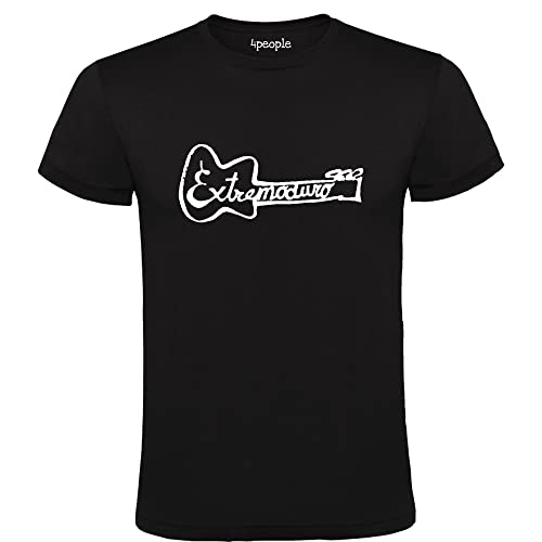 Camiseta Negra con Logo Extremoduro 100% Algodón Hombre Tallas S M L XL XXL (as4, Alpha, XX_l,...