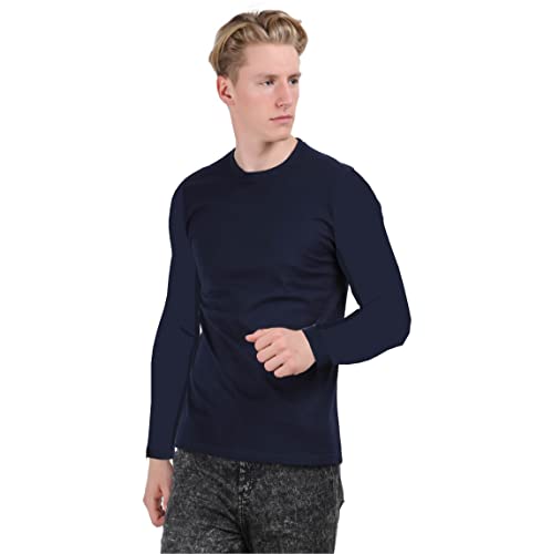 Image of CHECKERSBAY Men's Round Neck Full Sleeve T-Shirt
