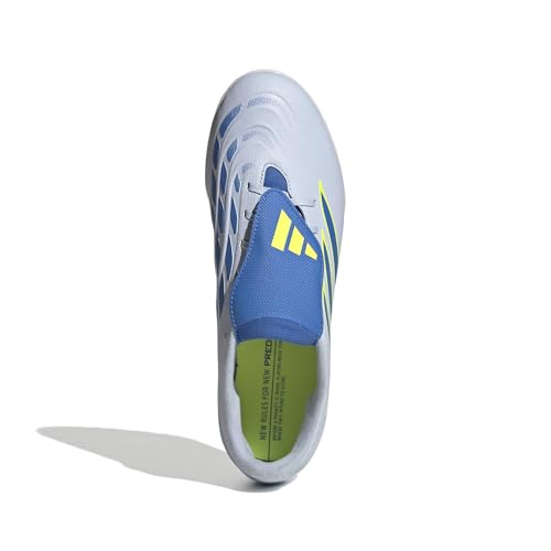adidas Unisex Predator Club Fold-Over Tongue Turf Football Shoes, Crystal Sky/ray Blue/Team solar Yellow 2, 43 1/3 EU – Ansicht 2