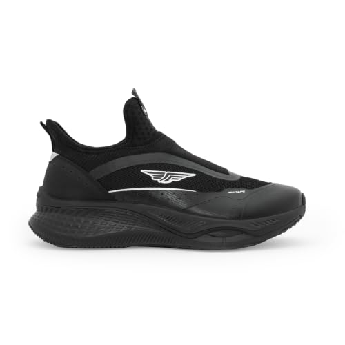 Image of Red Tape Men's Walking Shoes Black Mesh TPU Round Toe Slipon