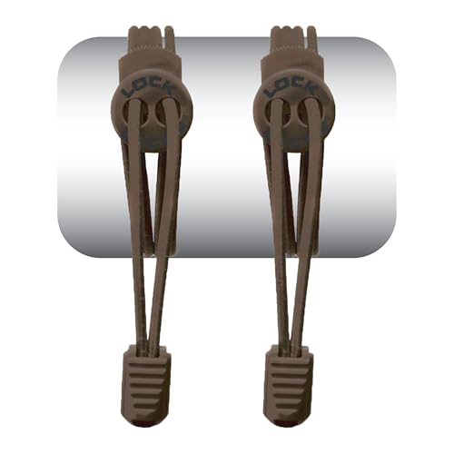 Image of Lock Laces - Elastic No Tie Shoelaces 1 Size Fits All for Kids Adults Tieless Shoe Laces Tennis Shoes Sneakers