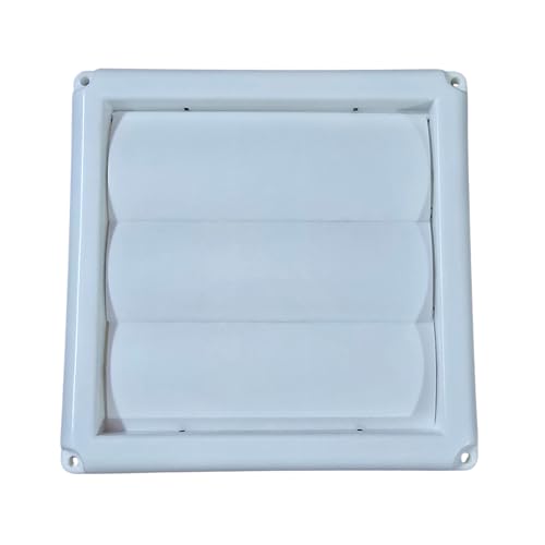Image of CAMCASA 6-Inch Cowl Cover for Chimney /Exhaust /Vent Pipe - Anti-Pest Rain Guard Cap for Duct Outlet | Square Air Vent Cap | Fan Duct Cover for Kitchen /Bathroom (Semi Open)