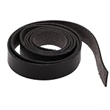 【Premium Wasserbüffelleder】Hergestellt aus Wasserbüffelnesleder, dieses Band ist 5 mm dick und 2 m lang. Das Leder hat eine schöne matte Textur und ein glattes, geschmeidiges Gefühl, mit einer subtilen Textur auf der Vorderseite und einer glatten Rückseite. Es erfordert keine weitere Verarbeitung, was es perfekt für verschiedene Bastelprojekte macht.