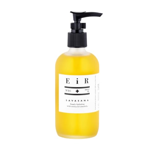 EiR NYC Savasana Body Oil | Luxurious Moisturizer Intense Hydration with Jojoba, Olive, Coconut Oil, Arnica, Calendula, Lavender, Vetiver & Ylang Ylang All-Purpose Oil Leaves Skin Supple, Smooth 8oz