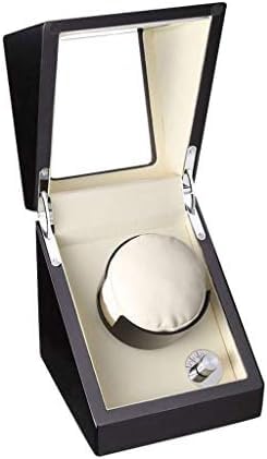 FENOKD Mechanical Watch Shaker Automatic Watch Winder Box, Watch Winder Winding, Piano Mirror Surface, No Noise, Black Design