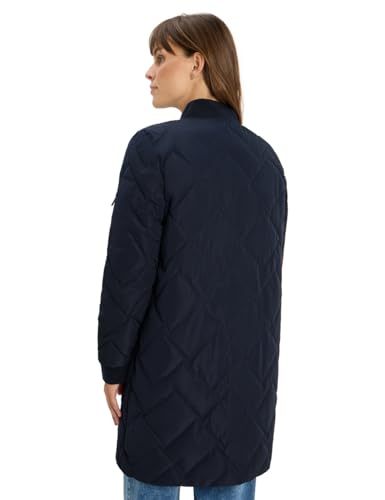 Blouson long matelassé pour femme de mi-saison confortable