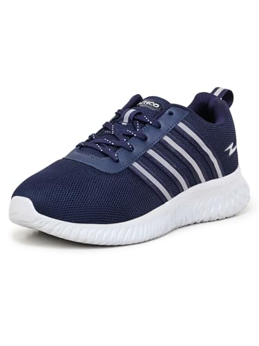 Image of Mens Running Shoes for Man Comfortable Men's Sports Shoes with Memory Foam Cushioned Insole Sports Shoes for Men Running Walking Lightweight Gym Shoe for Men Comfortable Stylish & Casual Walking ATHCO Shoe for Man Anti Slip Gym Footwear