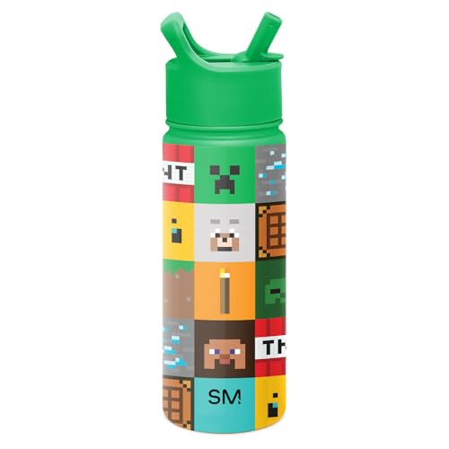 Simple Modern Summit Water Bottle with Straw Lid | Minecraft