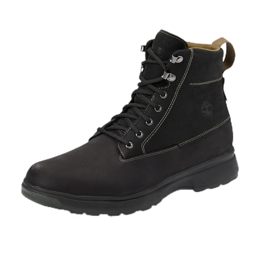 Timberland Atwells Ave WP Boot, Stivali alla Moda Uomo, Jet Black, 43 EU