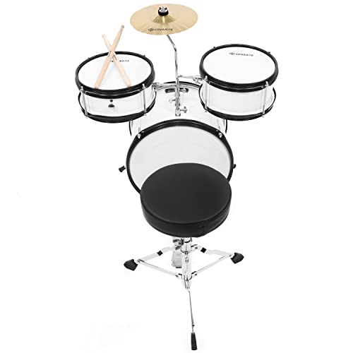 Divarte, Kid Drumset White ,Kit de Batterie Ajustable blanc pour enfant, dès 3 ans, Ensemble de batterie Acoustiques… - Les Beatles, Paul McCartney, John Lennon, RIngo Starr, George Harrison Divarte, Kid Drumset White ,Kit de Batterie Ajustable blanc pour enfant, dès 3 ans, Ensemble de batterie Acoustiques… – Image 6