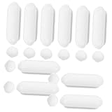 WOONEKY 10 Satz Wc Sitz Stoßdämpfer Toilettensitz Zubehör Antirutsch Komfortable Eckpuffer für Sicheren Halt und Langlebigen Schutz im Bad