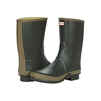 Hunter Mens Gardener Waterproof Wellington Boots (9 UK) (Dark Olive/Clay)