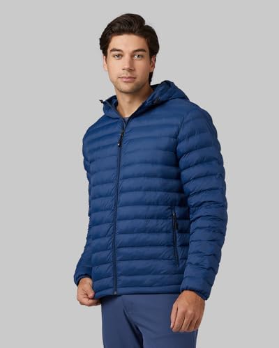 Image of 32 Degrees Men's Lightweight Recycled Poly-Fill Packable Jacket | Zippered Pockets | Layering | Water Repellent