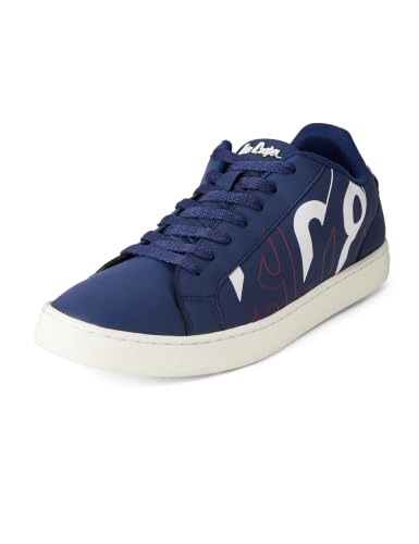 Image of Lee Cooper Men Printed Low-Top Shoes | Navy | LC7236A 9 UK