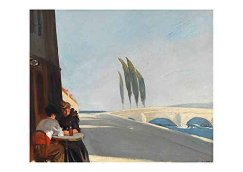 Impression d'art encadrée Edward Hopper The Wine Shop : sublimez votre salon