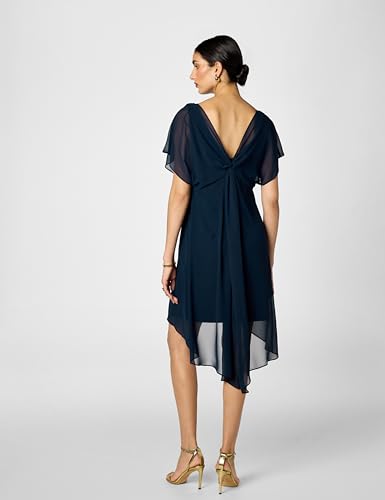 Image of Adrianna Papell Chiffon Overlay Sheath Dress