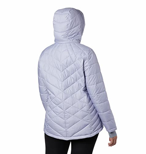 Image of Columbia Women's Omni-Heat Reflective Heavenly Hooded Hiking & Trekking Down Standard Length Jacket
