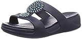  crocs Damen Monterey Diamante Wedgew Sandalen Freizeit-und Sportbekleidung, Blau (Marine), 42 EU