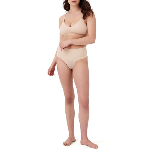 SPANX Supersmooth Undie-tectable Thong for Women, Invisible No-Show Thong Underwear with Comfortable Core Control