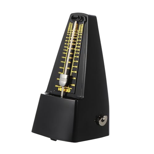 ifundom 1pc Mechanical Metronome Music Instrument Accessory for Piano Violin Guitar Drum Made of Plastic Iron Rubber User-friendly Design