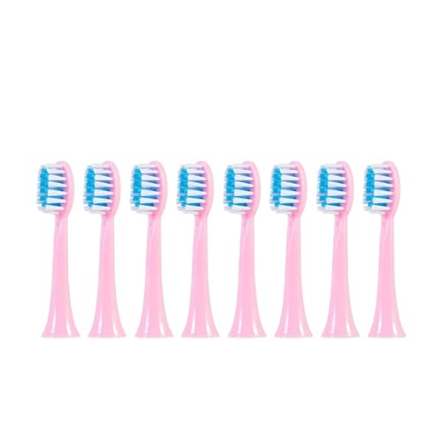 Cabezales de repuesto for cepillo dientes E810 EC810, boquillas cerdas suaves con paquete sellado(8PCS Pink)