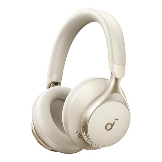 soundcore Space One by Anker, Fones com Cancelamento de Ruído Ativo, 40H de Reprodução, Hi-Res LDAC, Controle via App, Chamadas Claras, Bluetooth 5.3, Ajuste Confortável