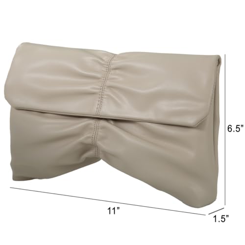 Image of JNB Faux Leather Envelope Clutch Purse
