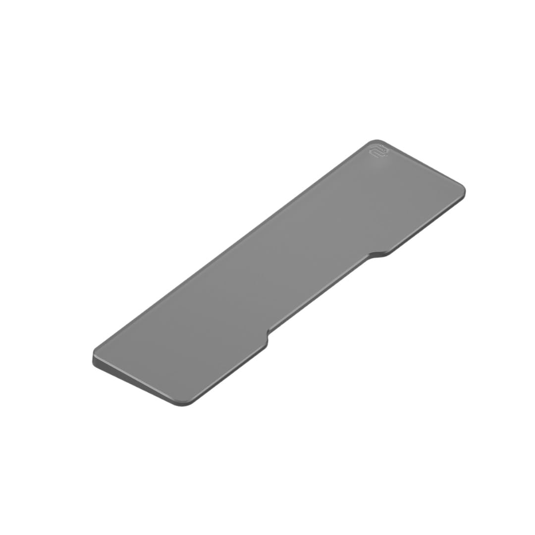 nuphy Mono Wrist Rest - Poggiapolsi per tastiera a basso profilo, Acrylic Noir 75%