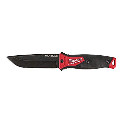 Milwaukee 48-22-1928 5 in. Hardline Fixed Blade Knife W/Sheath