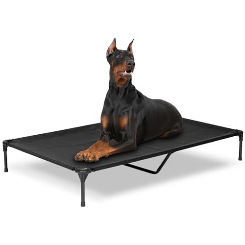 PVY Elevated Dog Bed for Outdoor Use
