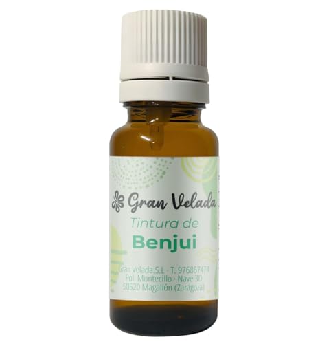Gran Velada - Tintura de Benjuí 100 ml| Extracto Natural para Cosmética Vegana | Fijador de Aromas y Conservante | Ideal para Pieles Sensibles y con Acné
