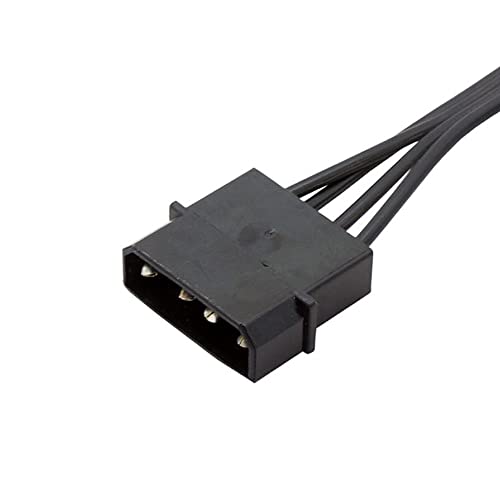 Cable de alimentación interna Molex a 5 SATA hembra de 58 centímetros 3