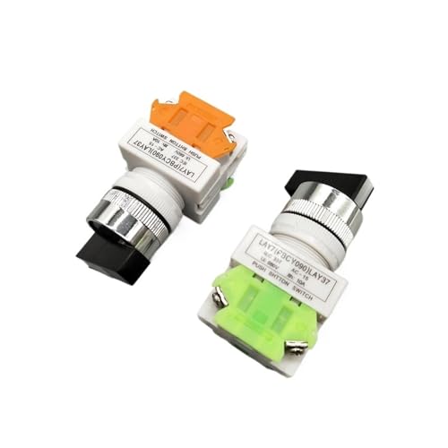 Interruptor de botón giratorio LAY37-20X3 de 3 posiciones para cuadro eléctrico 660V 3