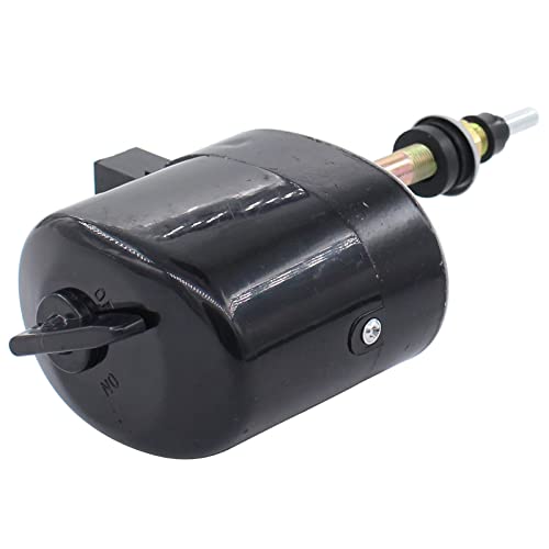Doo Engy Wischermotor Scheibenwischermotor 12V 105° Wischerarm Wischerblatt Scheibenwischer Motor Windschutzscheibe Frontscheibe Heckscheibe mit Klinge und Arm für fast alle Traktor Traktoren