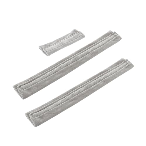 iplusmile 3 piezas Protector de Mango para Frigorífico y Horno Antideslizante Lavable para Electrodomésticos de Cocina Cubiertas de Manija Resistentes Manchas y Aceites Gris