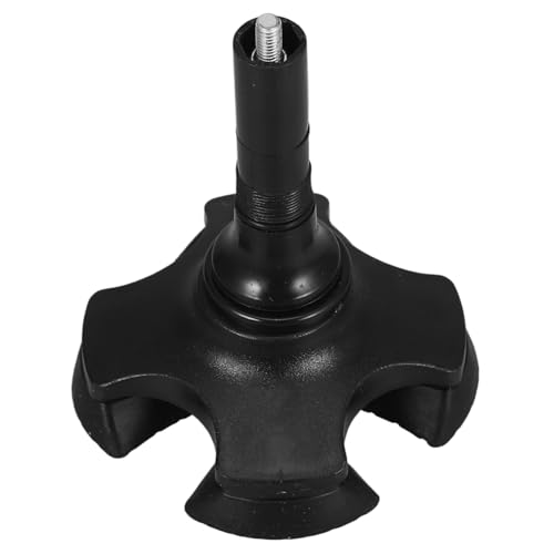 TOVINANNA Crutch Pads Foot Pad Cane Tip Crutch Accessories Stable Tips for Walking Sticks Crutches Accessories Thickened Pole Tip Covers Walking Stick Tips Crutch Tips Black Plastic