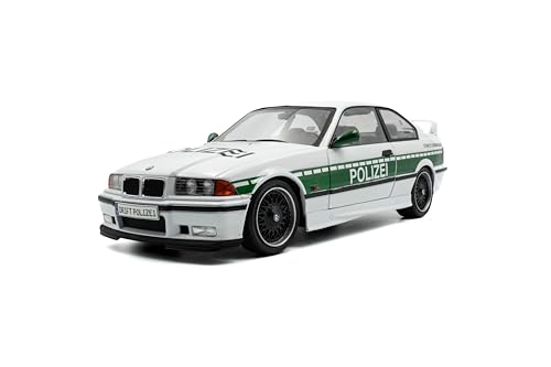 Modelo a escala 1:18 BMW E36 M3 Coupe policía blanco miniatura 1