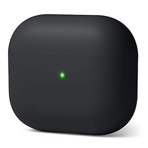 elago Liquid Hybrid Hoesje Compatibel met AirPods 3 Case – Drievoudige Laag Structuur Bescherming (Zwart)