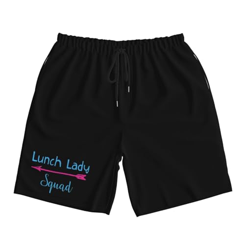 Lunch Lady Squad Men's Quick-Dry Board Shorts 7