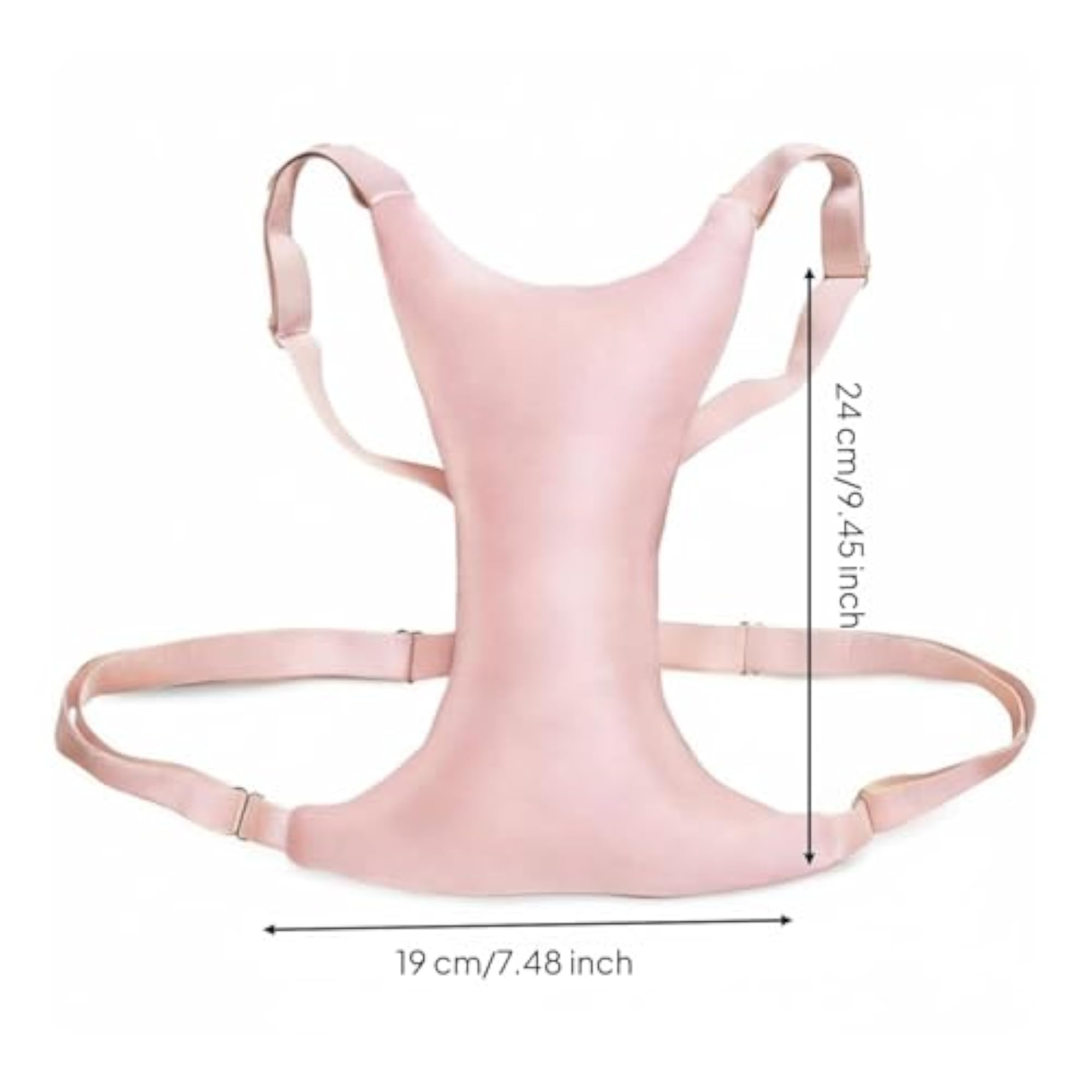 Women's Pink Anti-Wrinkle Breast Pillow, Anatomically Contoured