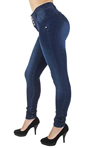 Colombian Design Plus Junior Size, High Waist, Butt Lift, Skinny Jeans