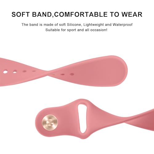 Image of Tobfit Straps for Amazfit Bip /Bip 3 /Bip 3 Pro /Bip /Bip U /Bip U Pro Watch Strap, 20mm Silicone Breathable Replacement Strap for Amazfit GTR 42mm / GTS 2 Mini /2 /2e /3 /4 /4 Mini