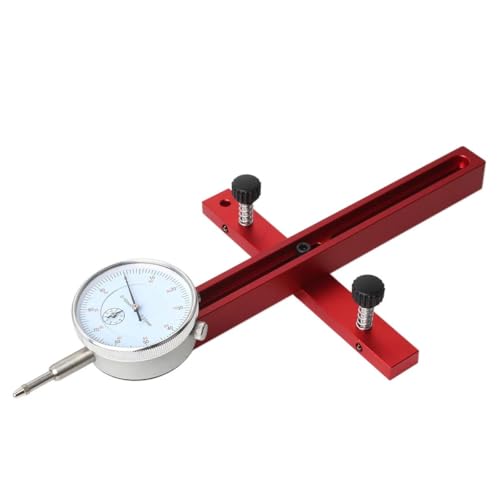 TRUTOPWAY Table Saw Alignment Gauge 0.001 Precision Dial Indicator & Calibration Tool for Table Saw Fits 3/4 Miter Slots Table Saw Accessories for Woodworking and Machinery Setup