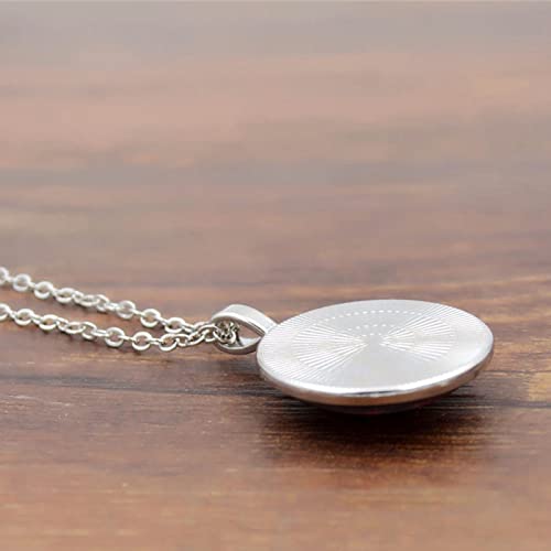 Marvel Comics Captain America Shield Necklace, Captain America Shield Pendant, Anime Necklace Pendant Jewelry, The Avengers Jewelry, Shield Pendant, Charms Birthday Gifts For Teens Girl/Boys/Women/Men (Silver) #TOP4
