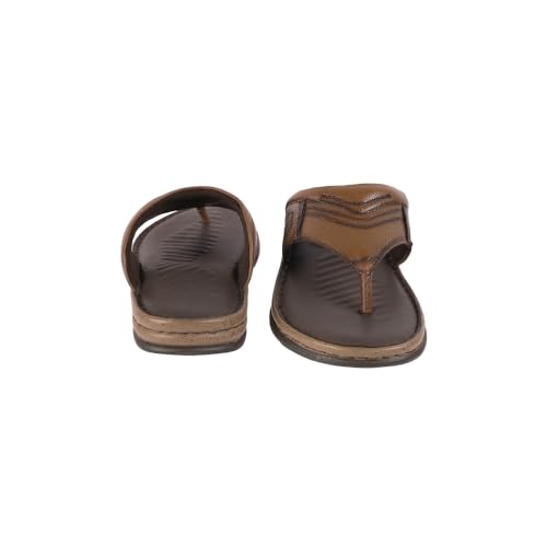 Image of Mochi Men Leather Casual Slip-On Comfort Chappal